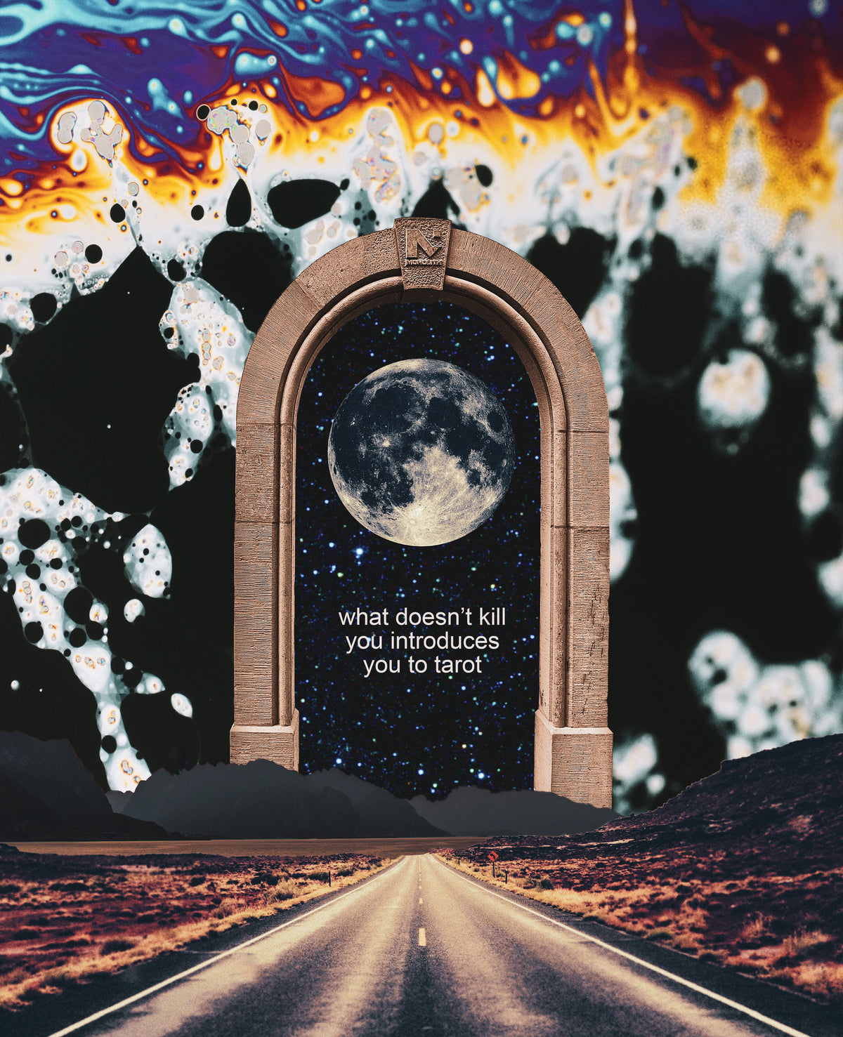 what doesn't kill you introduces you to tarot Print