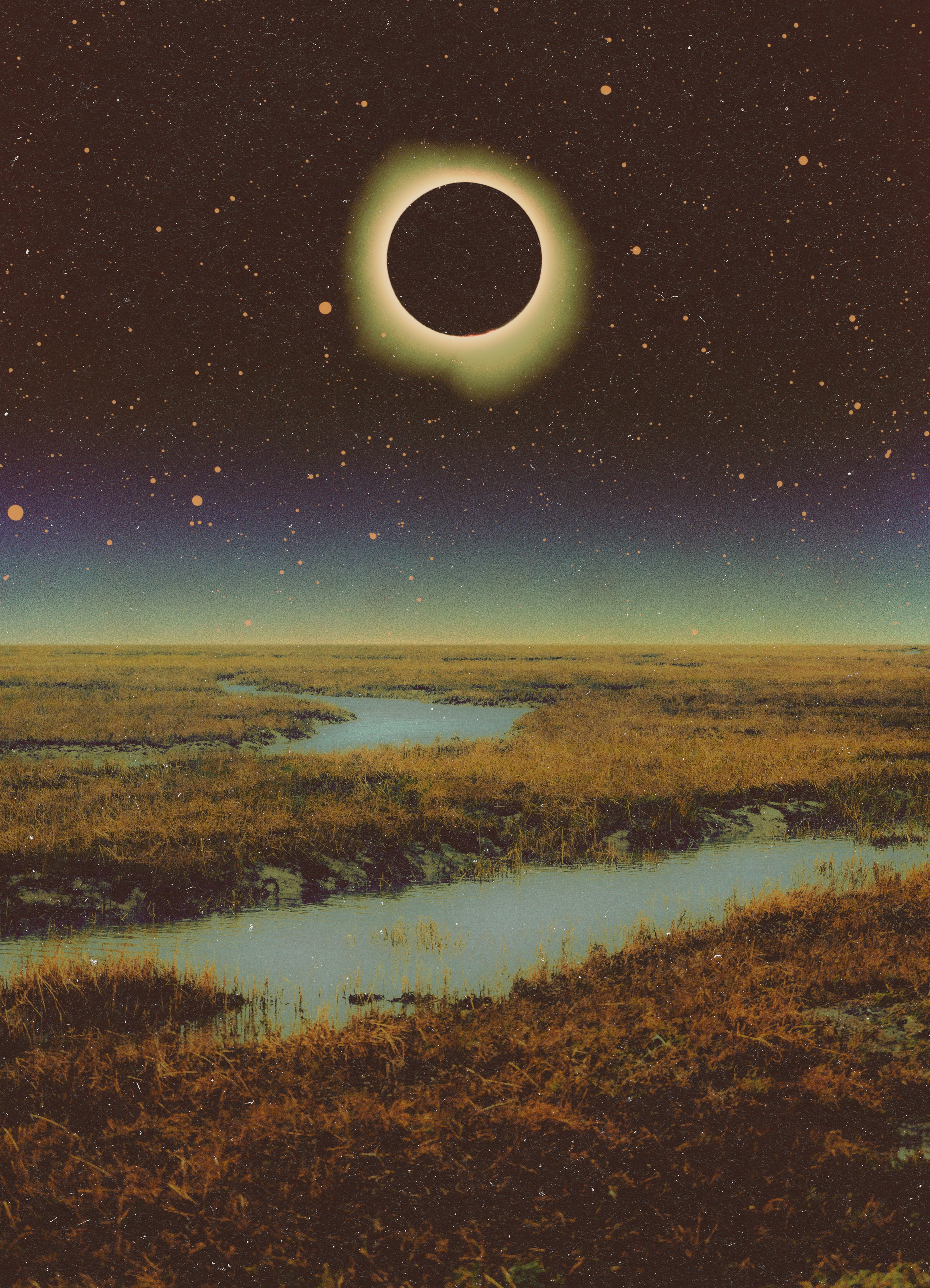 Eclipse Over the Bog, 2026 Print
