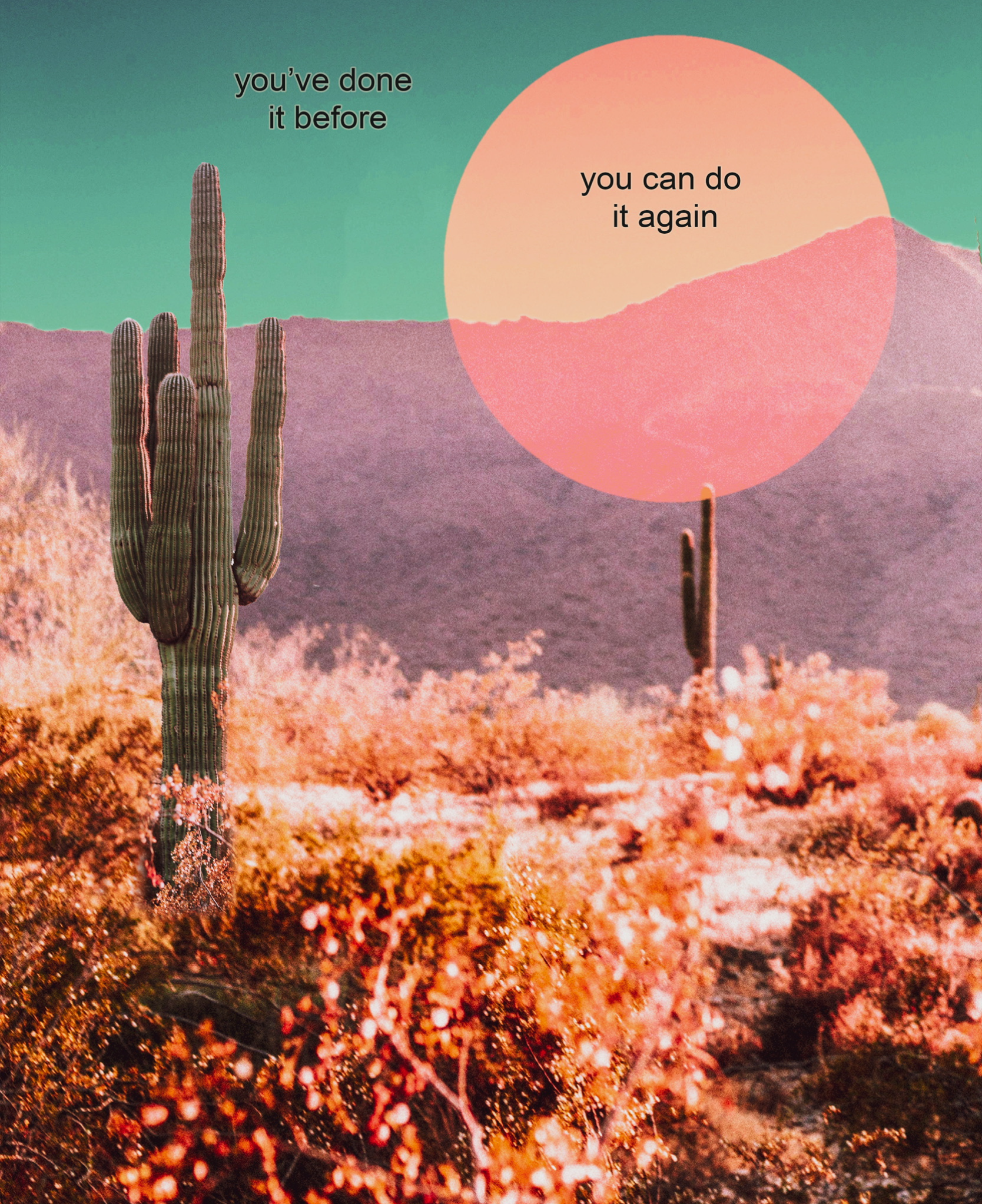 you’ve done it before, you can do it again Print