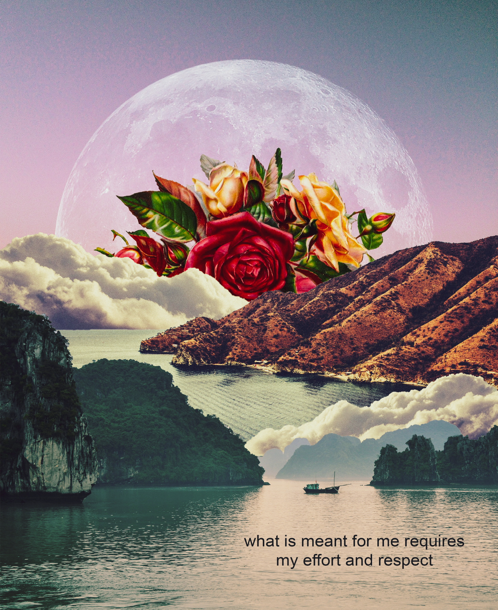 what is meant for me requires my effort and respect Print