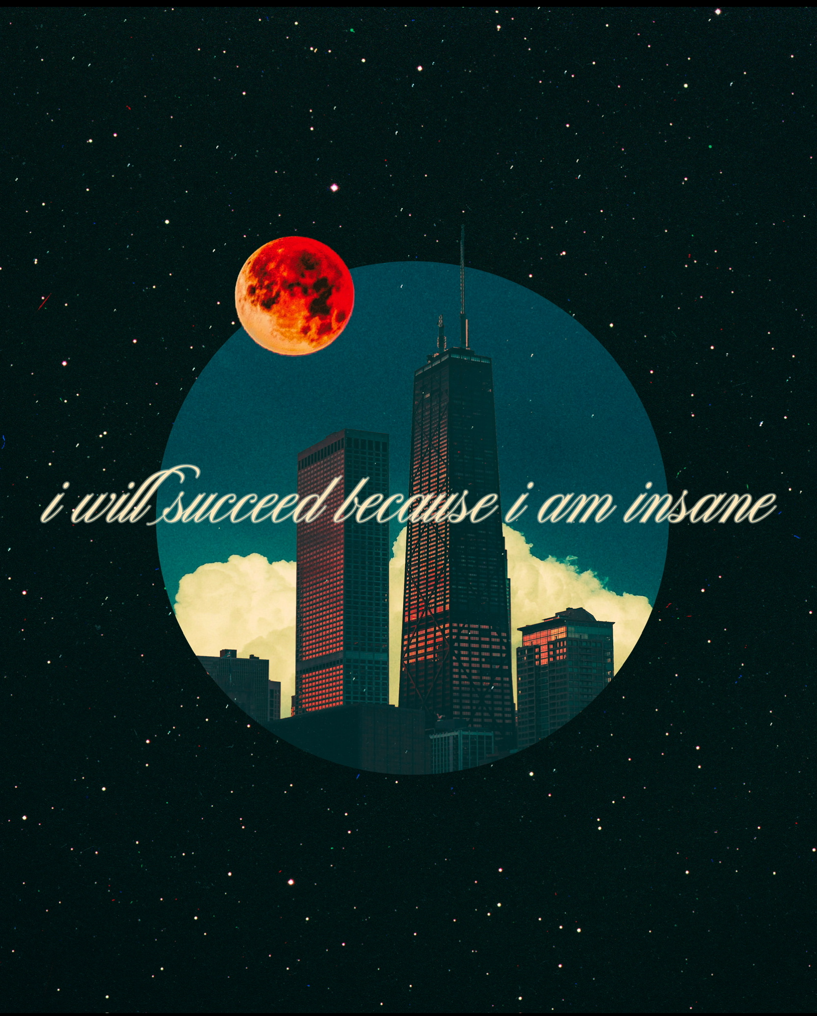 I will succeed because I am insane Print