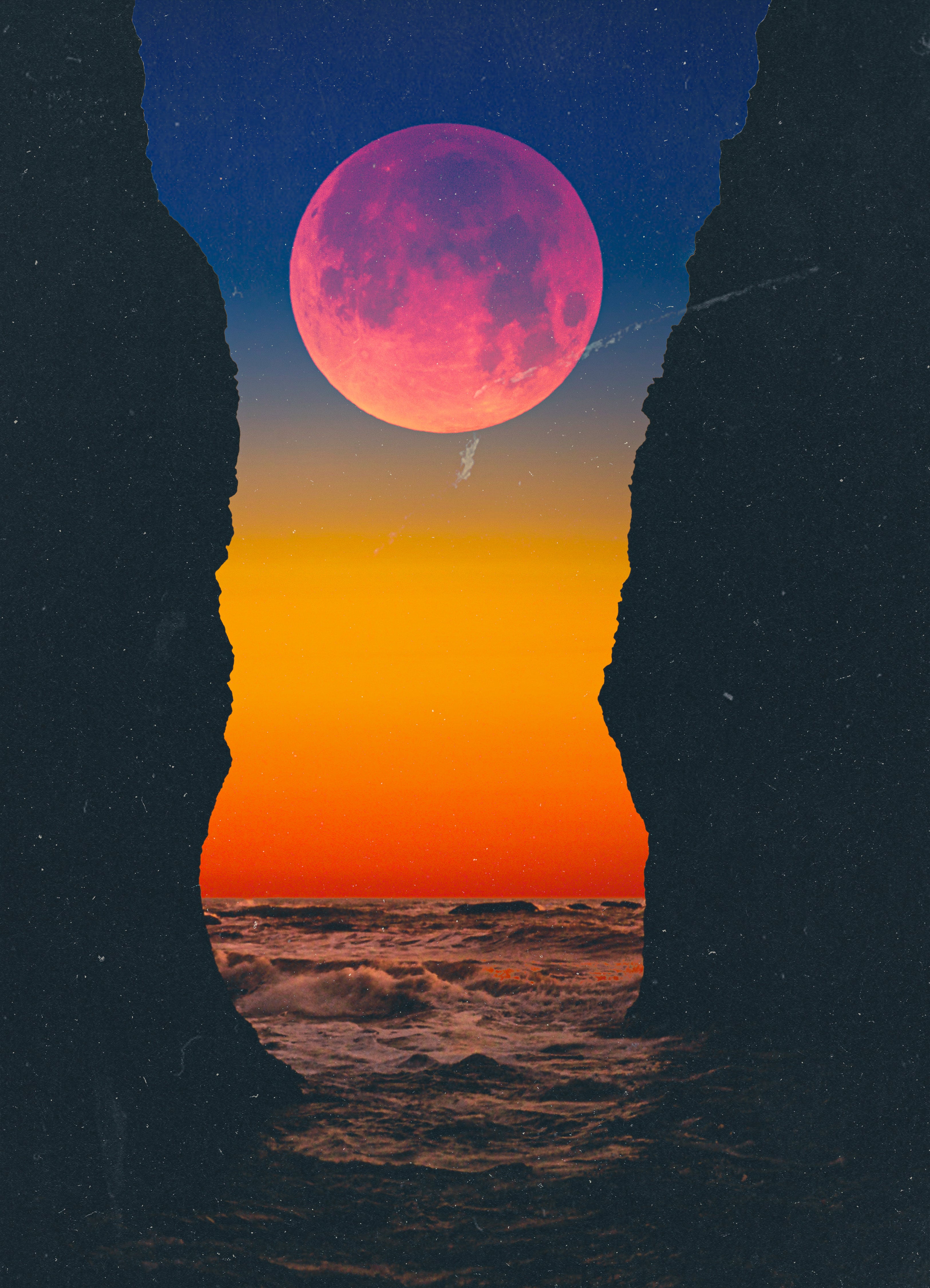 Lunar Eclipse Cave, 2025 Print