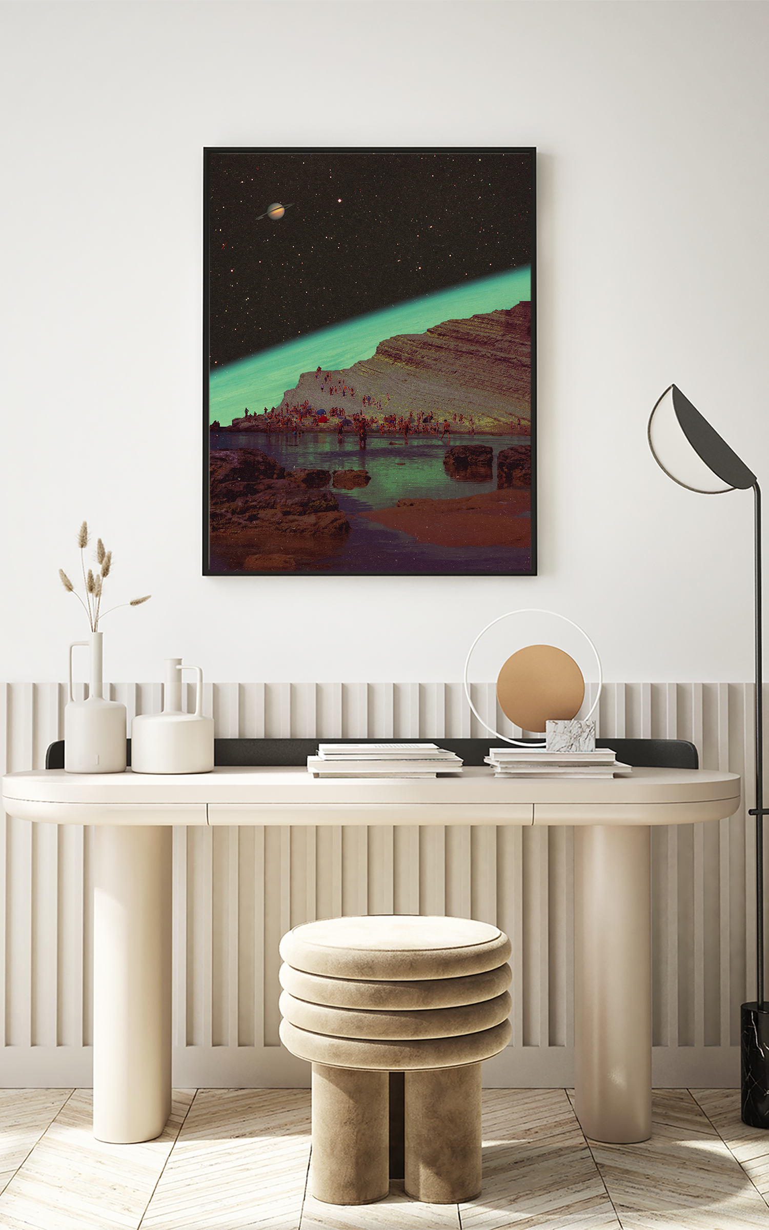 Neon Beach, 2025 Print