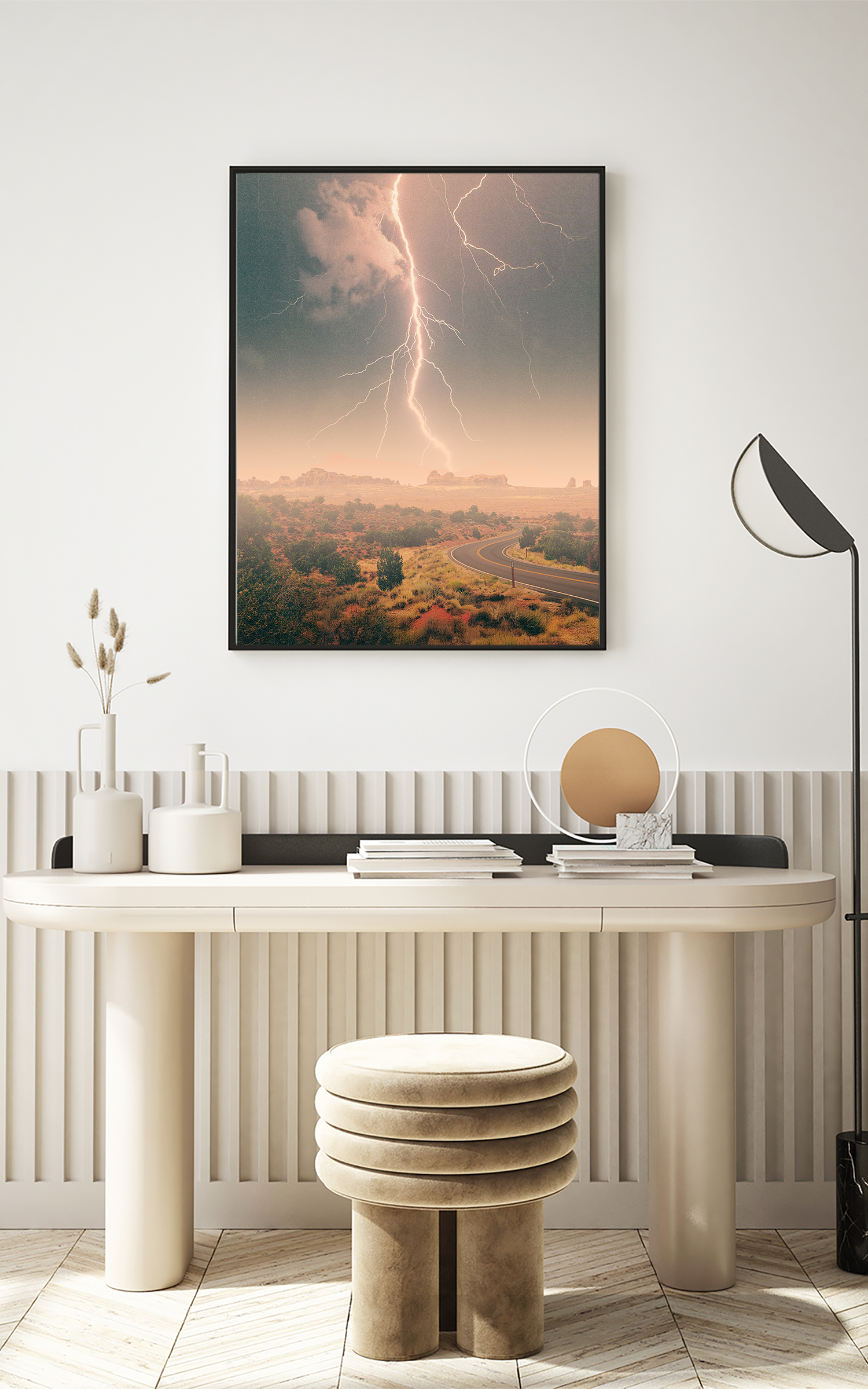 Lightning Out West, 2025 Print