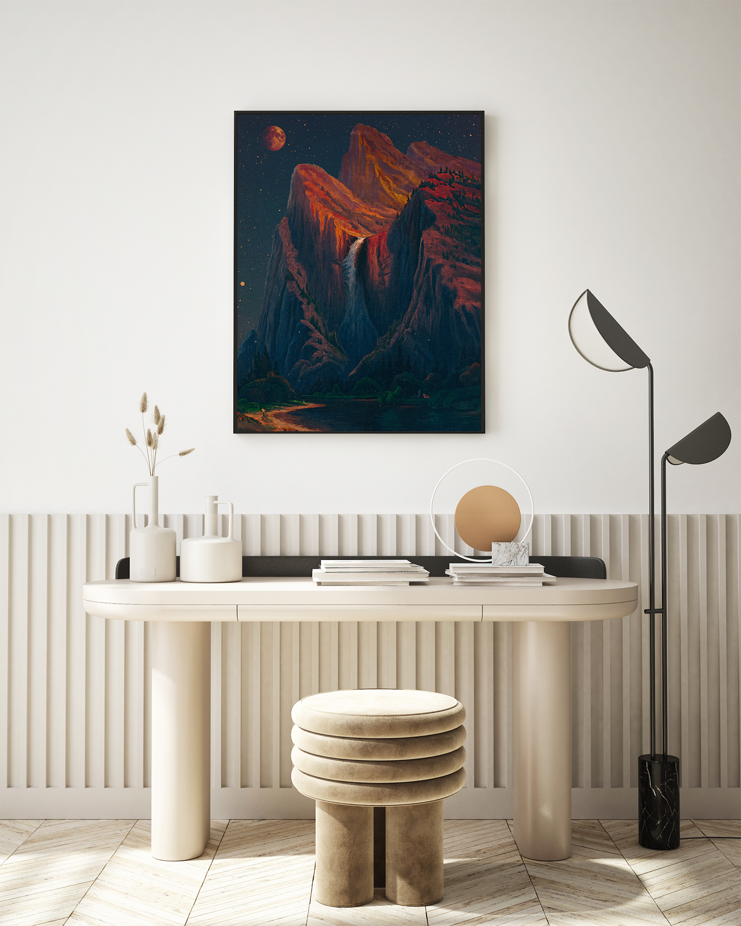 Scenic Outlook - Night, 2025 Print