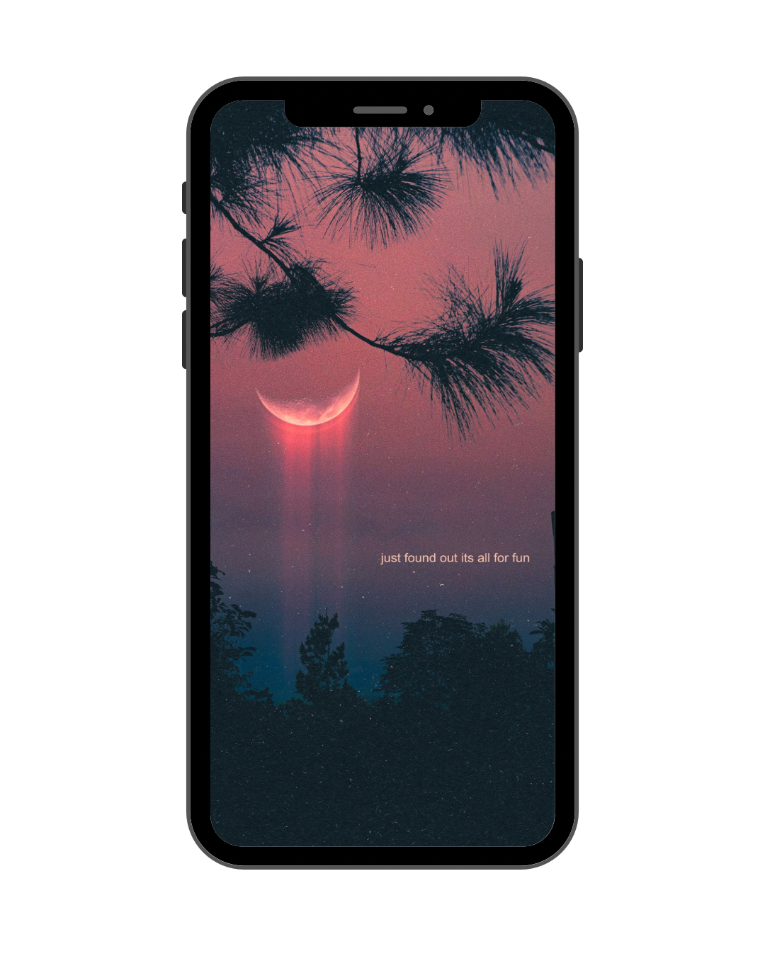 ‘just found out it’s all for fun’ Phone Wallpaper