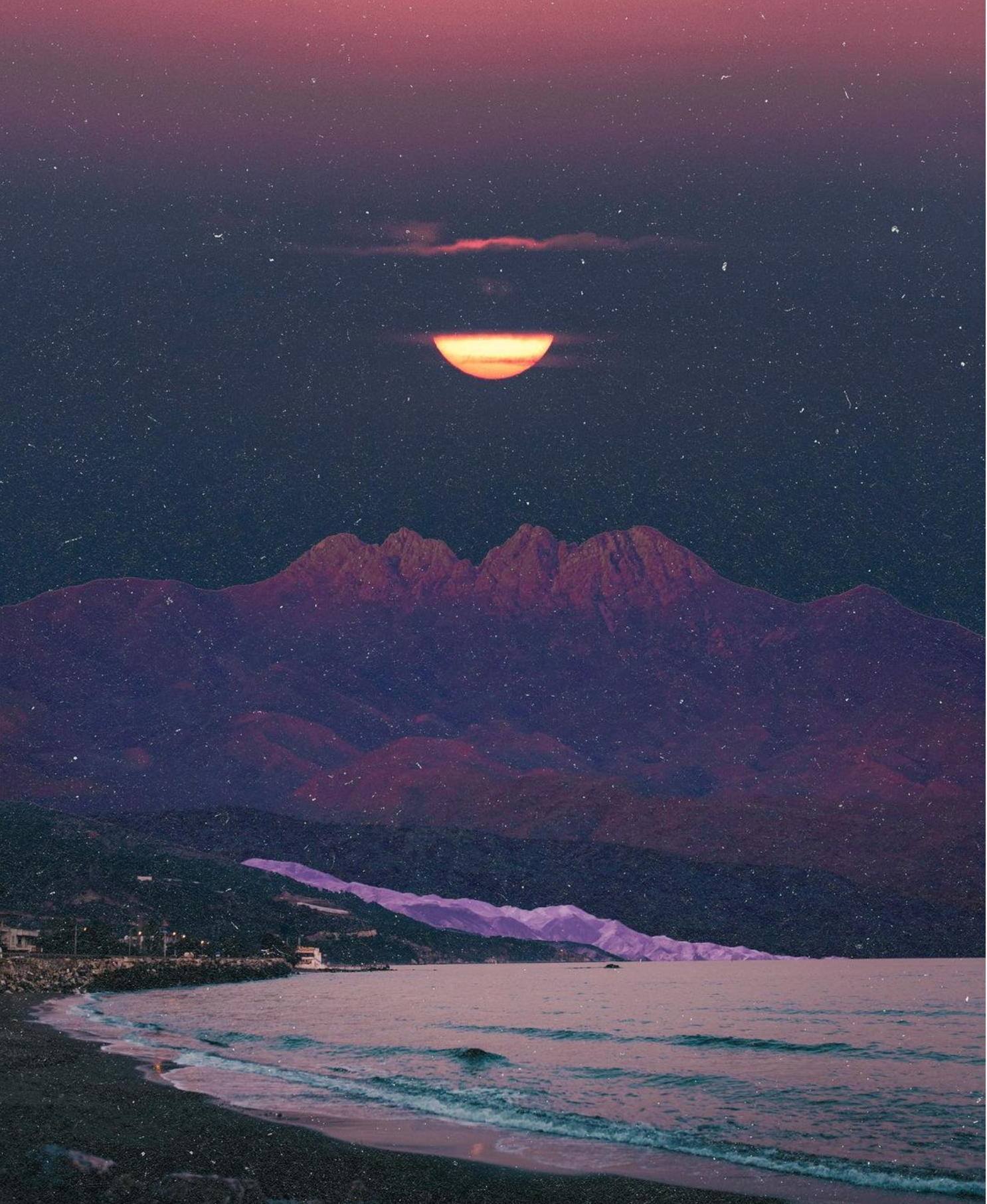 Coastal Postcard, 2023 Print